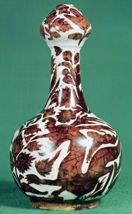 Bottiglia in maiolica, fine XVII secolo
